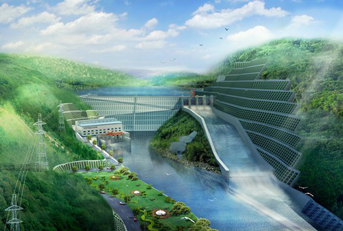 鹿寨老挝南塔河1号水电站项目